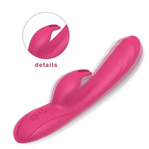 12Inch Kleine Vibrate Vagina Insert Vibrerende Roze Dubbele Dildo Wand Vibrator Seksspeeltjes Voor Mannen Vrouw Vrouwen Krachtige Indian
