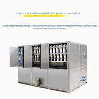 Machine à glaçons industrielle Robin de 5 tonnes par jour, moteur PLC, capacité de 15 kg, fournisseur chinois, usine de glace comestible, garantie de 1,5 an
