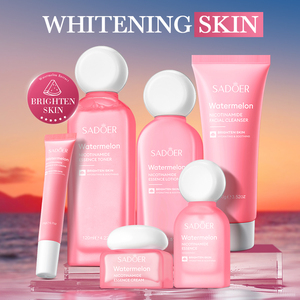 SADOER Kit de Cuidado Facial Hidratante de Seis Piezas con Nicotinamida de Sandía, Hierbas y Minerales OEM/ODM - Product Image 3