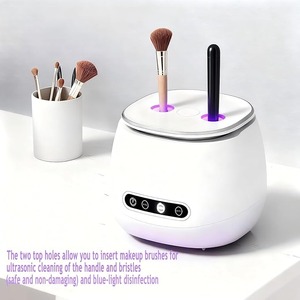 Rechargeable <b>Nail</b> <b>Tool</b> Cleaning and Sterilizer Machine, <b>Nail</b> <b>Tool</b> With High-Frequency Vibration and Blue Light 3 Timers Mode - Product Image 2