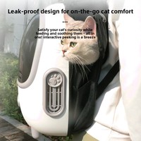 Sac de transport portable pour animaux de compagnie, capsule spatiale respirante pour chat, sac à bandoulière grande capacité 5 kg