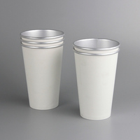 Papier aluminium de qualité alimentaire, 10 pièces, impression simple murale, tasses pour le thé et le café, toute boisson peut être assorties, couvercle