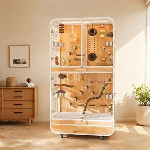 Jaula de palomas de esquina grande respetuosa con <span class=keywords><strong>el</strong></span> medio ambiente, portador de loro de madera, jaulas de pájaros de madera a la venta, jaula de pájaros de madera, casa de pájaros - Product Image 1