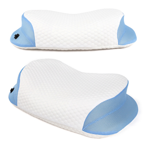 Oreiller cervical orthopédique en mousse à mémoire de forme pure 100% avec chauffage USB-Parfait pour les hôtels, le camping et la maison - Product Image 5