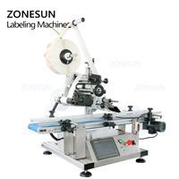 ZONESUN ZS-TB150P Étiqueteuse automatique pour surfaces planes, bouteilles carrées, boîtes en papier, machines d'impression d'étiquettes, prix de l'étiqueteuse