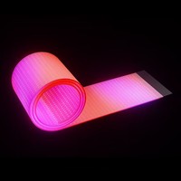 Écran d'affichage publicitaire pour fenêtres, film LED flexible transparent, écran LED extérieur pour film pour verre