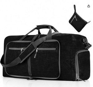 Sac de sport de voyage pour homme, échantillon gratuit, pliable et léger, avec compartiment à chaussures, sac de week-end pour femme - Product Image 6