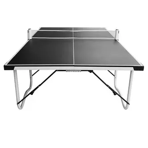 Popular selling easy carry 25mm tube roll 12mm table tennis table custom pingpong good stability ping pong table