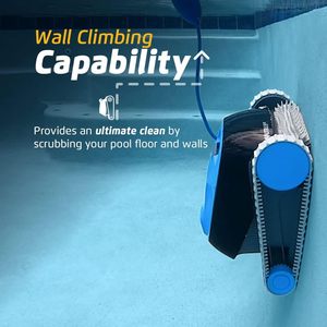 Robot d'entretien de piscine haut de gamme avec fonctionnement ultra silencieux et moteurs haute performance - Product Image 3