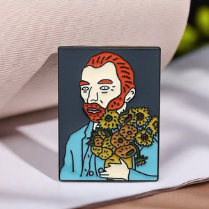 Broches en émail personnalisées en forme de canards de <span class=keywords><strong>peinture</strong></span> à l'huile, amusantes, le Cri de Picasso, canetons, broche, badge de revers, bijoux de dessin animé, cadeau pour les enfants et les amis - Product Image 1
