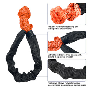 Cuerda de Remolque de Nailon Suave, Redonda, para Remolcar Automóviles, Todoterreno, de Alta Resistencia, con Nudo de Polímero, para Uso en Exteriores - Product Image 5