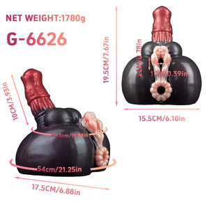 Nuovo Dildo <span class=keywords><strong>a</strong></span> Forma di Cavallo GEEBA, Morbido per Uomini, Masturbatore Maschile in Silicone, Giocattoli Sessuali, Vendita all'Ingrosso - Product Image 6