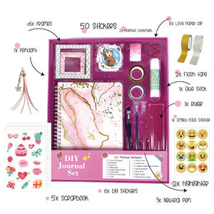 Kawaii DIY journaling Set văn phòng phẩm Set Kit sổ lưu niệm Kit DIY Memo cho trẻ em văn phòng phẩm Set cho trẻ em món quà - Product Image 2