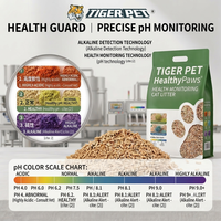 Litière pour chat à formule avancée avec surveillance de la santé, surveille le pH et contrôle efficacement les odeurs