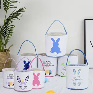 2022 New Wholesale Easter Fashion Rabbit Gift Handbag Basket