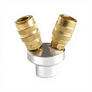 Répartiteur <span class=keywords><strong>de</strong></span> flux en laiton <span class=keywords><strong>de</strong></span> style américain 2 <span class=keywords><strong>3</strong></span> 4 5 <span class=keywords><strong>voies</strong></span> Raccords <span class=keywords><strong>de</strong></span> tuyauterie pneumatiques Collecteurs pour compresseur d'air - Product Image 1