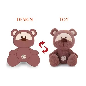 Oso de Peluche Personalizado, Juguete de Peluche con Certificación CPC y CE, Tamaño y Color Personalizables, Oso de Peluche para Bebés y Niños - Product Image 2