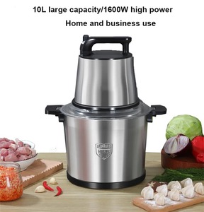 Picadora de Carne Eléctrica de Acero Inoxidable de Gran Capacidad, 6L 8L 12L 15L, Máquina Multifuncional para Triturar Carne, Molinillo de Carne Eléctrico Doméstico - Product Image 2