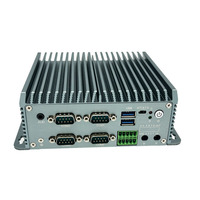 Mini PC 2025 Intel AlderLake N97 Nano Lan HD-MI DP VGA 6 * USB 4COM RS232 Bureau Linux Client Léger Mini Pc Industriel