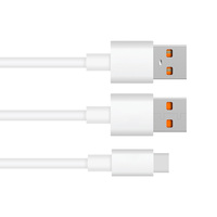 Cable de Carga USB 2.0 A a C de 90 cm, Durable, con Conductor de Cobre Puro, Revestimiento de PVC, Entrega de Energía de 2A para Android