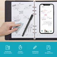 NEWYES Note, Cuaderno Digital Inteligente Portátil para Negocios, Grabación y Reproducción, Conexión Inalámbrica, Reutilizable, Sincronización, con Lápiz Inteligente