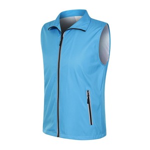 Gilet Jinteng da uomo Full-Zip gilet leggero senza maniche gilet personalizzato per abbigliamento da lavoro volontario da supermercato - Product Image 6