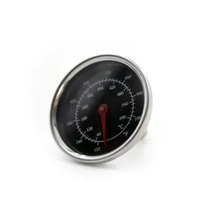 Grosir harga rendah 120-1080F pengukuran suhu memanggang kustom termometer panggangan Bbq Oven termometer Bimetal