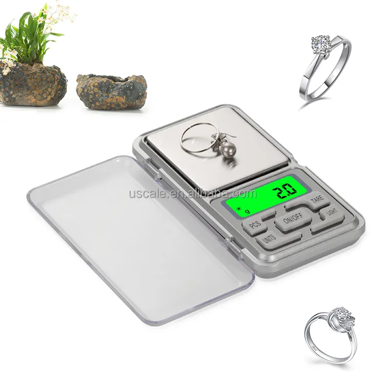 Mini Balance de cuisine numérique étanche, appareil de pesage de précision électronique avec poche
