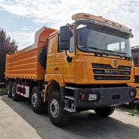Camions à benne basculante d'occasion Shacman 12 roues 380 ch 8x4 à vendre