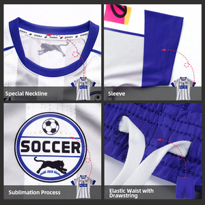 Zhouka New Design High quality sportswear soccer jersey football uniforms set Wholesale - Product Image 3