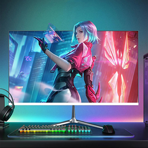 <span class=keywords><strong>Monitor</strong></span> sin Marco de <span class=keywords><strong>24</strong></span>/27 <span class=keywords><strong>Pulgadas</strong></span>, 1K, 100Hz, Panel IPS, Alta Precisión de Color, Apto para Juegos, Edición de Video y Diseño Gráfico - Product Image 1