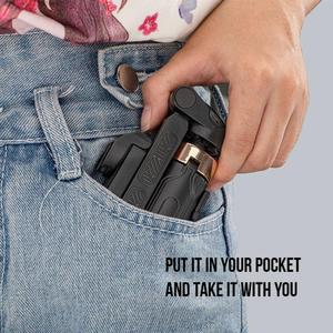 Nouveau design Pocket Mini Selfie Stick <span class=keywords><strong>3</strong></span> en 1 extensible Grip Phone Trépied avec télécommande sans fil - Product Image 5