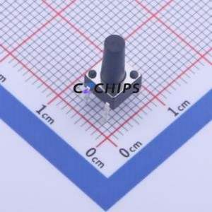 K2-6639DP-P3SW-04 Tactile Switch Through hole Component (THT)-4P,6x6mm Switch 1.8N Through Hole 6mm 6mm - Product Image 1