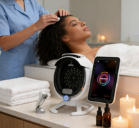 Miroir Magique Intelligent A6 AI MAX HD |   Analyseur de peau de bureau WiFi avec écran tactile 15,6 pouces - Analyse professionnelle du visage pour les soins de beauté