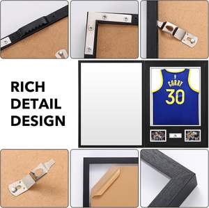 Boîte <span class=keywords><strong>de</strong></span> présentation verrouillable pour maillots <span class=keywords><strong>de</strong></span> sport mats, cadre <span class=keywords><strong>de</strong></span> présentation pour maillots <span class=keywords><strong>de</strong></span> football et <span class=keywords><strong>de</strong></span> baseball - Product Image 4