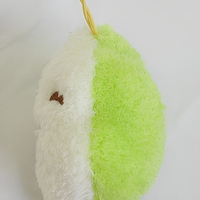 Porte-clés en peluche amusant et écologique en forme de nuage pastèque, vente en gros, grande quantité, plusieurs styles, jouets emoji en peluche pour garçons