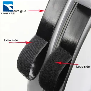 Fastening Velcroes Self Adhesive Hook And Loop Tape Atretch Shoe Double Sided Custom Shape