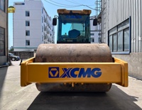 Rouleau compresseur vibrant d'occasion XCM-G XS223J 22 tonnes à tambour unique / Compacteur vibrant lourd d'occasion pour sols et routes