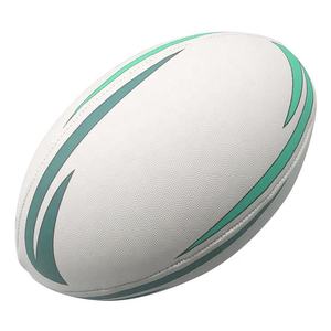 Balón de Fútbol Americano de PVC Blanco Liso Cosido a Máquina, Balón de Rugby, Tamaño 9 6 3 1 - Product Image 5