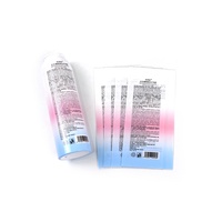 Étiquettes thermorétractables personnalisées en PVC/PET imperméables en rouleau pour emballages de cosmétiques, bouteilles de shampoing, bouteilles en plastique, boîtes métalliques et flacons pulvérisateurs