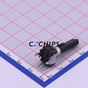 Resistencia Ajustable/Potenciómetro RK09D117000C, Componente de Orificio Pasante (THT), Resistencia de 10kOhm, 20%, 20V, 50mW - Product Image 2