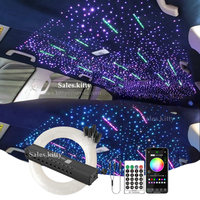 Lampe à étoiles filantes à fibre optique pour plafond, ciel étoilé, lumière de météore à fibre optique pour voiture étoilée