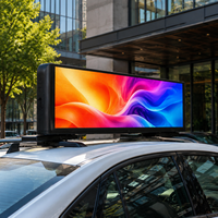 Écran LED double face étanche IP65 de qualité supérieure P5 pour publicité sur toit de taxi et promotion de véhicules