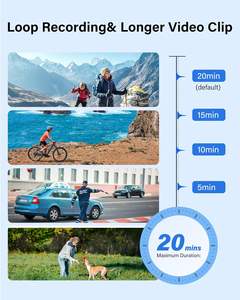 BOBLOV Mini A23Pro 2K Caméra de <span class=keywords><strong>corps</strong></span> de vision nocturne Objectif rotatif à 180 ° Petite caméra portée avec support de voiture pour <span class=keywords><strong>garde</strong></span> de sécurité à vélo - Product Image 6