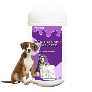 100% Natural Non-irritating Relieve Eye Redness Swelling Gentle Cleansing Cat Dog Tear Stains Remover Pet Eye Drops