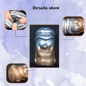 GEEBA Masturbateur masculin en forme de tasse Organisme extraterrestre artificiel Vagin en silicone épais Jouets sexuels Doux Pussy de poche intime pour hommes - Product Image 5