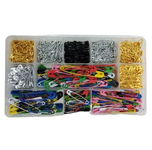 500 pièces d'<span class=keywords><strong>épingle</strong></span>s de sûreté en 7 tailles diverses grandes <span class=keywords><strong>épingle</strong></span>s de sûreté durables petites 19mm-50mm pour la couture artisanale <span class=keywords><strong>à</strong></span> domicile - Product Image 2