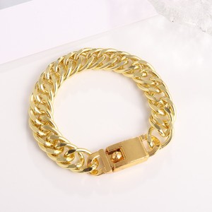 Pulsera de Aleación para Hombre de Alta Calidad, Diseño de Eslabones Cubanos, Estilo Tough Guy, Accesorio de Moda para el Día a Día, Regalo de Cumpleaños - Product Image 3