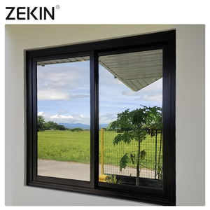 Fenêtres coulissantes à double vitrage standard australien ZEKIN, verre Low-E, fenêtre coulissante en aluminium, fenêtre coulissante avec moustiquaire - Product Image 1