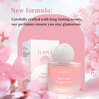 Kirschblüten-Rosen-Parfümspray - Alkoholfreier Langanhaltender Blumenduft für Frauen, Frischer Sakura-Duft Körperspray